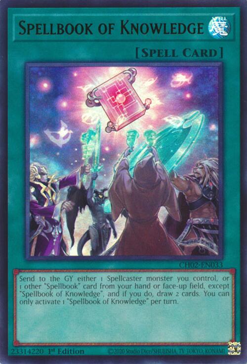 Spellbook of Knowledge [CH02-EN033] Ultra Rare | Exor Games New Glasgow