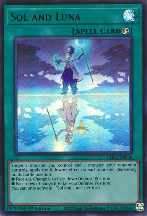 Sol and Luna [CH02-EN036] Ultra Rare | Exor Games New Glasgow