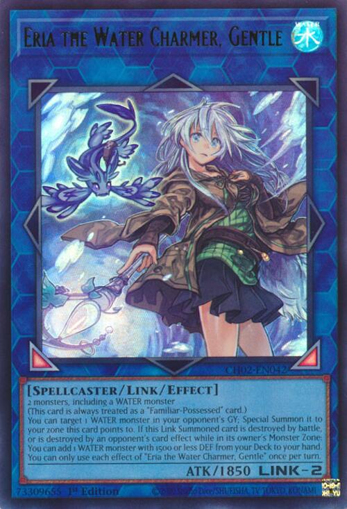 Eria the Water Charmer, Gentle [CH02-EN042] Ultra Rare | Exor Games New Glasgow