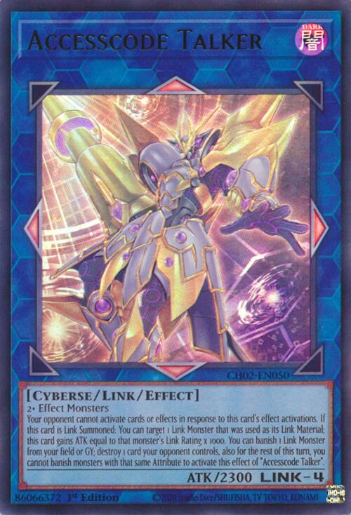 Accesscode Talker [CH02-EN050] Ultra Rare | Exor Games New Glasgow