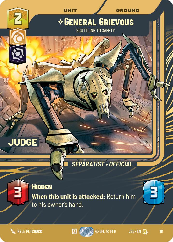 General Grievous - Scuttling to Safety (18) (18) [Judge Promos] | Exor Games New Glasgow