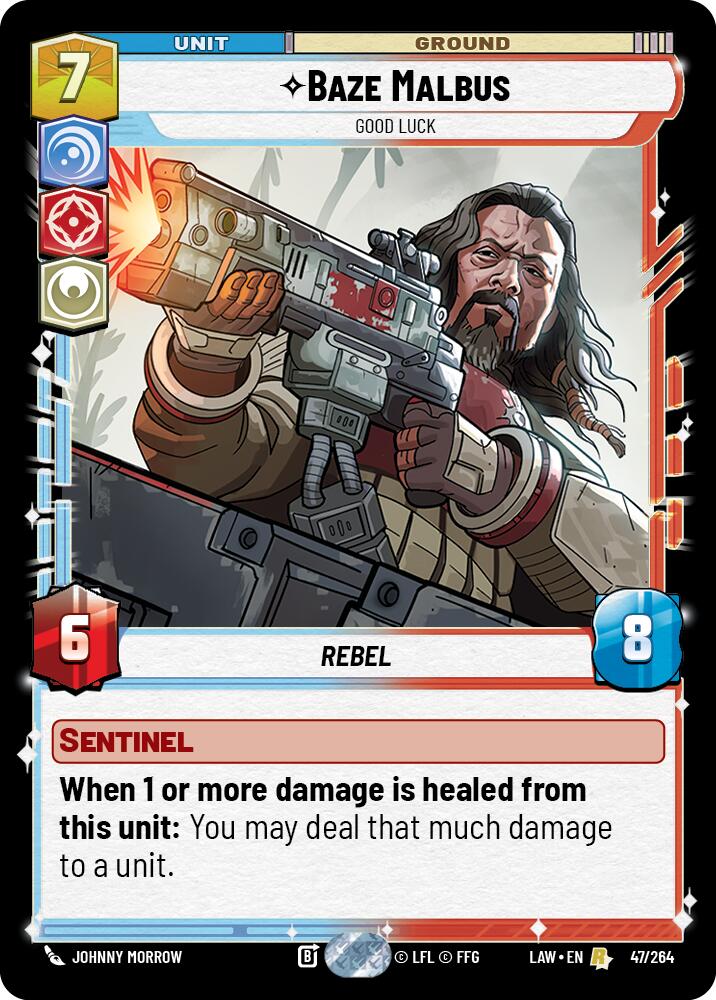Baze Malbus - Good Luck (47/264) (47/264) [A Lawless Time] | Exor Games New Glasgow