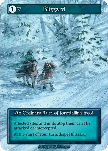Blizzard (Foil) [Beta] | Exor Games New Glasgow