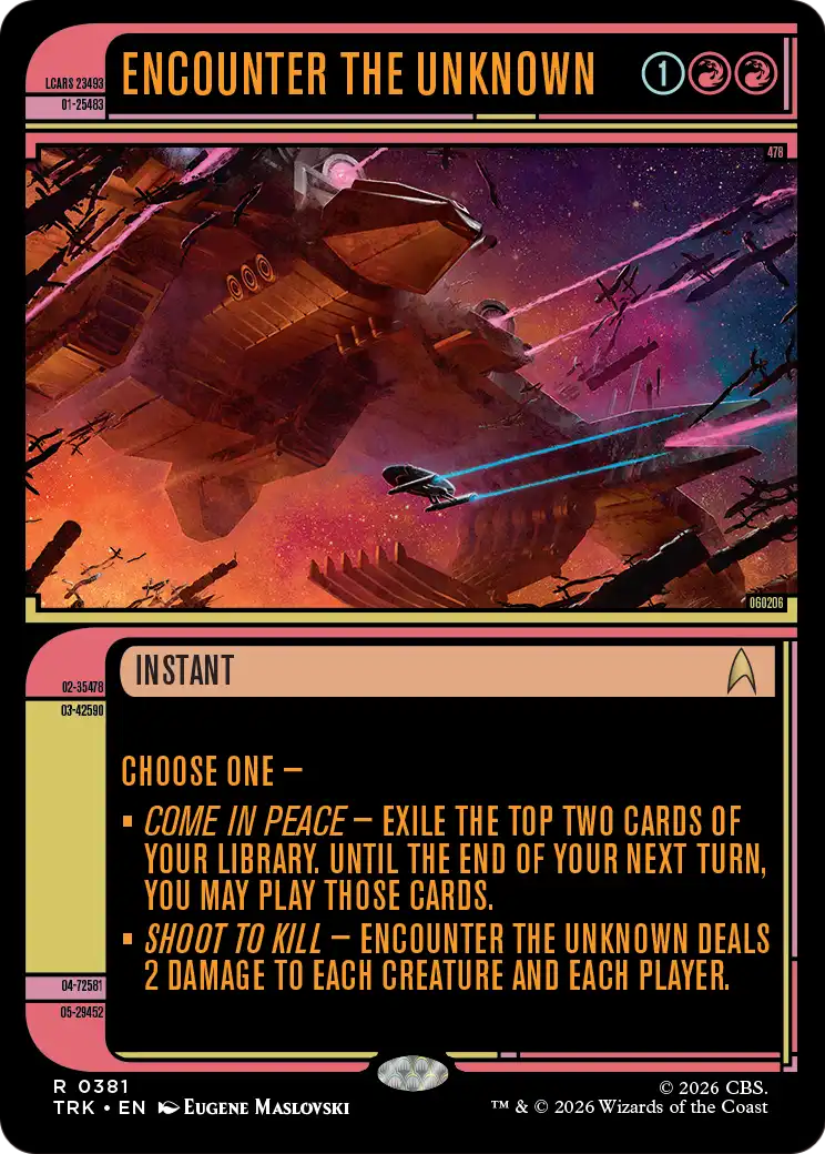 Encounter the Unknown (Showcase) [Star Trek] | Exor Games New Glasgow