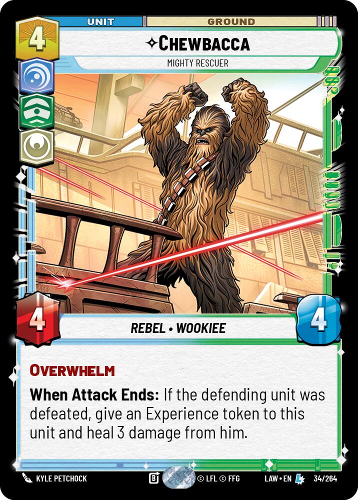 Chewbacca - Mighty Rescuer (34/264) (34/264) [A Lawless Time] | Exor Games New Glasgow