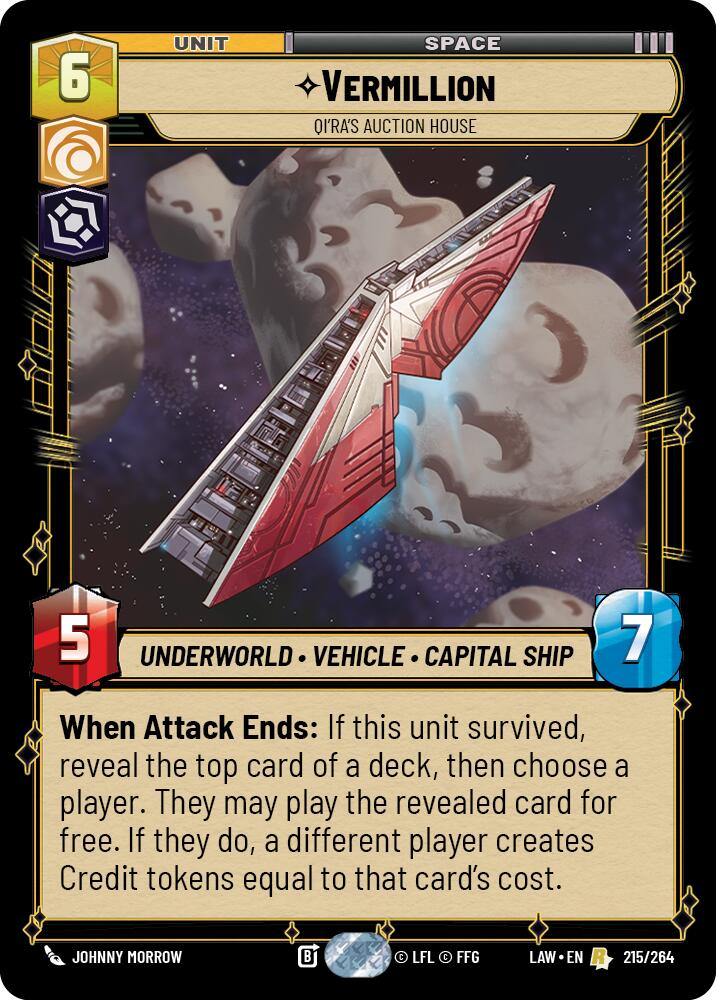 Vermillion - Qi'Ra's Auction House (215/264) (215/264) [A Lawless Time] | Exor Games New Glasgow