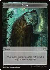 Copy // Plant Double-Sided Token [Lorwyn Eclipsed Tokens] | Exor Games New Glasgow