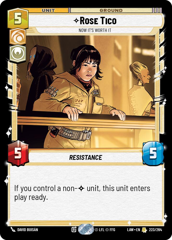 Rose Tico - Now It's Worth It (223/264) (223/264) [A Lawless Time] | Exor Games New Glasgow
