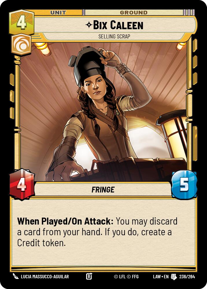Bix Caleen - Selling Scrap (236/264) (236/264) [A Lawless Time] | Exor Games New Glasgow