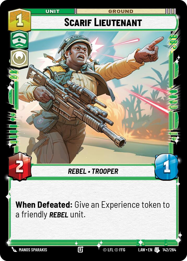 Scarif Lieutenant (142/264) (142/264) [A Lawless Time] | Exor Games New Glasgow