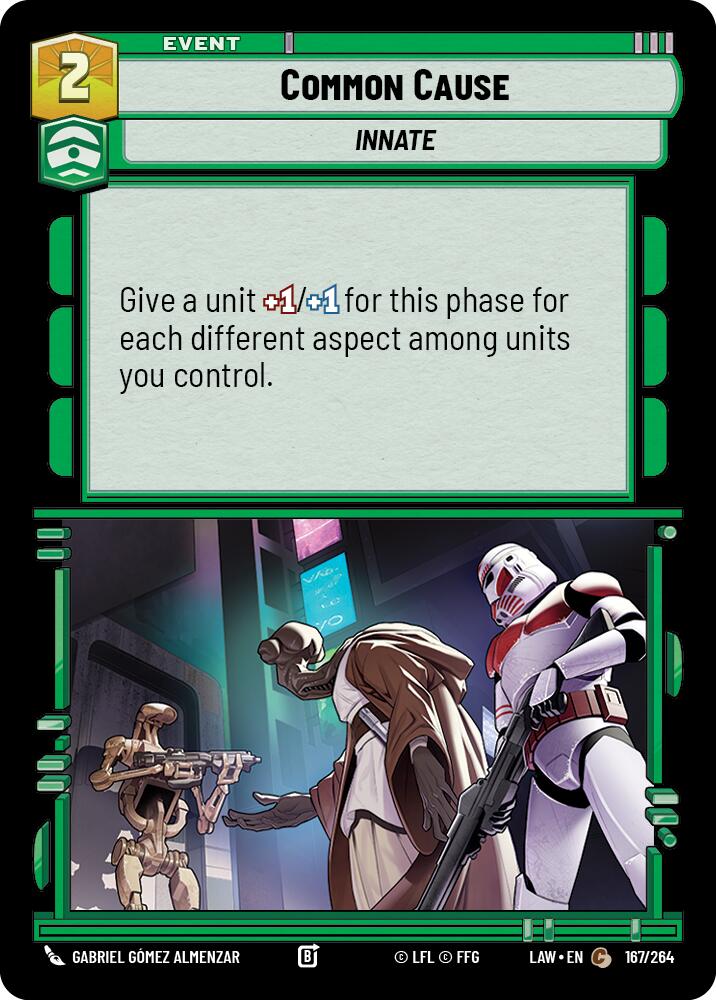 Common Cause (167/264) (167/264) [A Lawless Time] | Exor Games New Glasgow