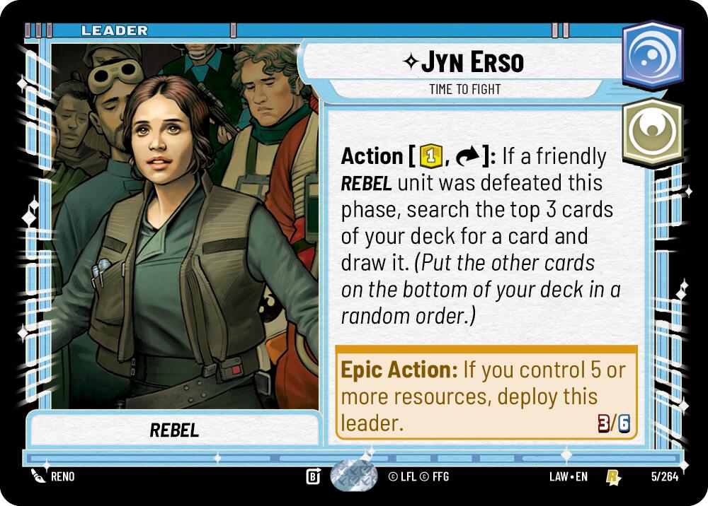 Jyn Erso - Time to Fight (5/264) (5/264) [A Lawless Time] | Exor Games New Glasgow