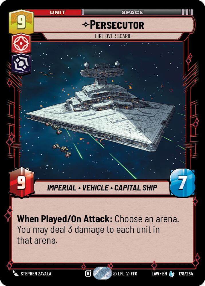 Persecutor - Fire Over Scarif (178/264) (178/264) [A Lawless Time] | Exor Games New Glasgow