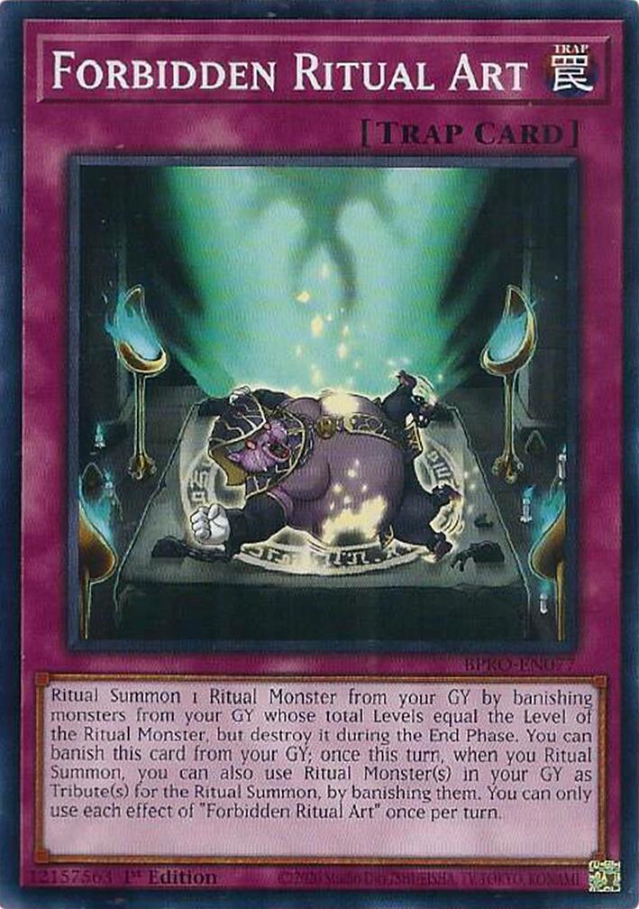 Forbidden Ritual Art [BPRO-EN077] Common | Exor Games New Glasgow