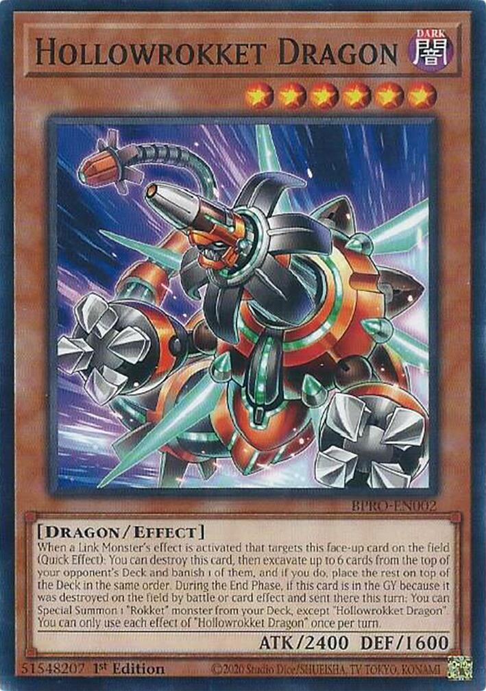 Hollowrokket Dragon [BPRO-EN002] Common | Exor Games New Glasgow