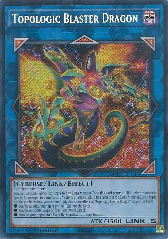 Topologic Blaster Dragon [BPRO-EN046] Secret Rare | Exor Games New Glasgow