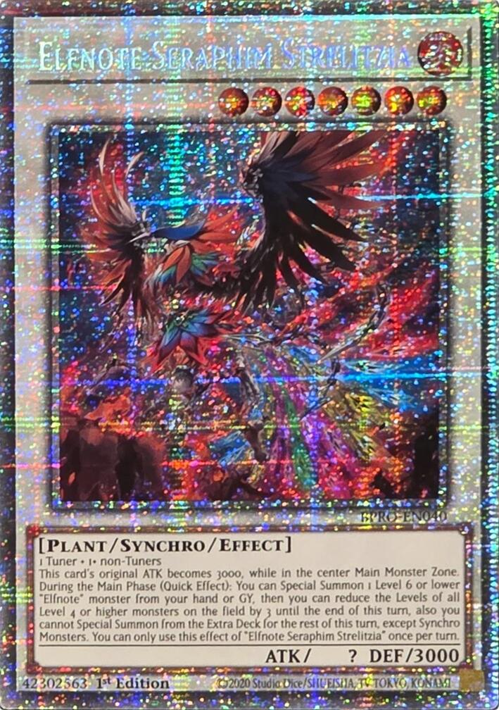 Elfnote Seraphim Strelitzia (Starlight Rare) [BPRO-EN040] Starlight Rare | Exor Games New Glasgow