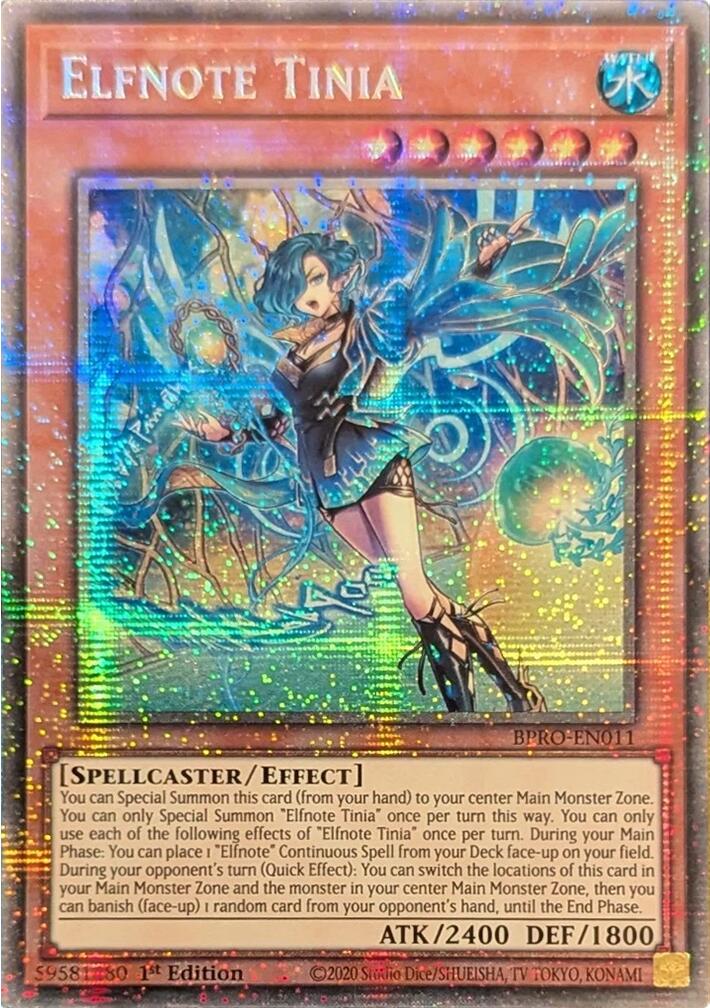 Elfnote Tinia (Starlight Rare) [BPRO-EN011] Starlight Rare | Exor Games New Glasgow