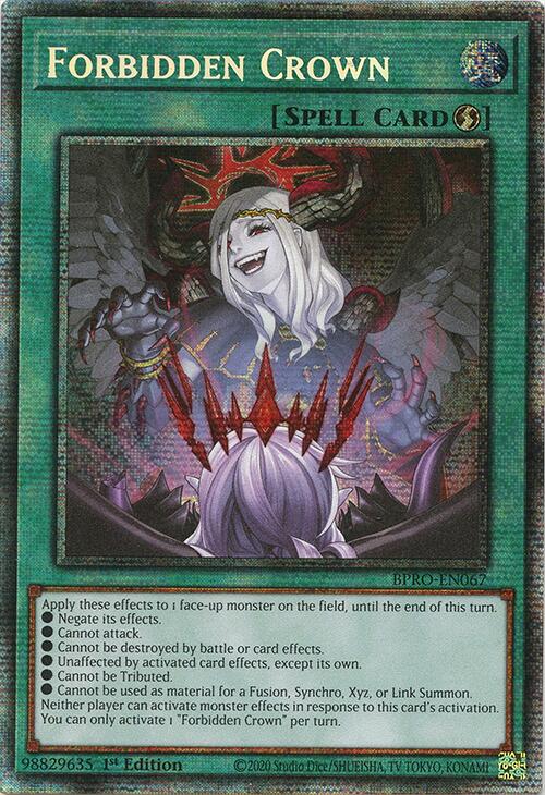 Forbidden Crown (Starlight Rare) [BPRO-EN067] Starlight Rare | Exor Games New Glasgow