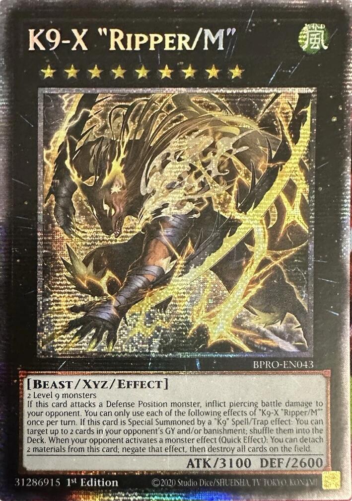 K9-X "Ripper/M" (Starlight Rare) [BPRO-EN043] Starlight Rare | Exor Games New Glasgow