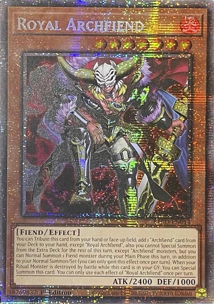 Royal Archfiend (Starlight Rare) [BPRO-EN014] Starlight Rare | Exor Games New Glasgow