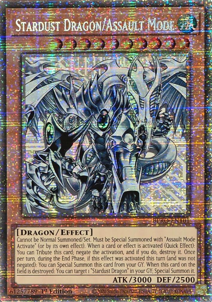 Stardust Dragon/Assault Mode [BPRO-EN101] Starlight Rare | Exor Games New Glasgow