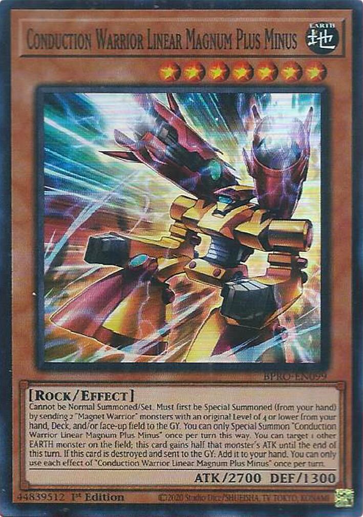 Conduction Warrior Linear Magnum Plus Minus [BPRO-EN099] Super Rare | Exor Games New Glasgow