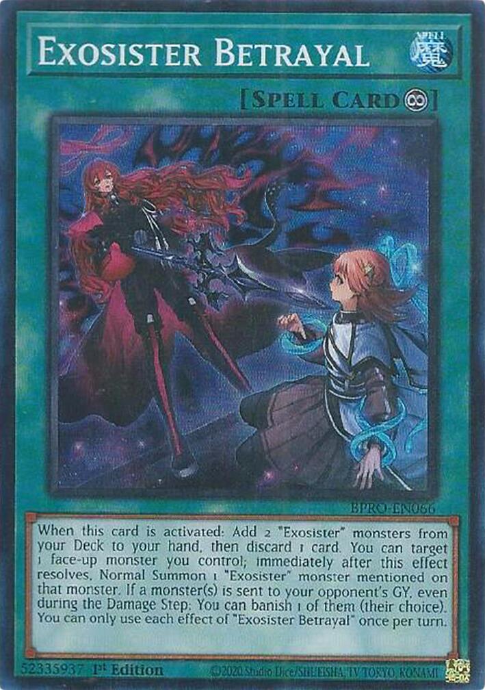 Exosister Betrayal [BPRO-EN066] Super Rare | Exor Games New Glasgow