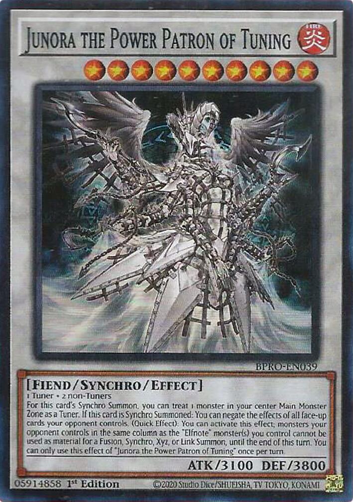 Junora the Power Patron of Tuning [BPRO-EN039] Super Rare | Exor Games New Glasgow
