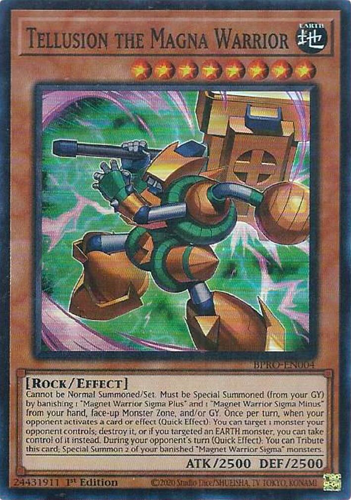 Tellusrion the Magna Warrior [BPRO-EN004] Super Rare | Exor Games New Glasgow