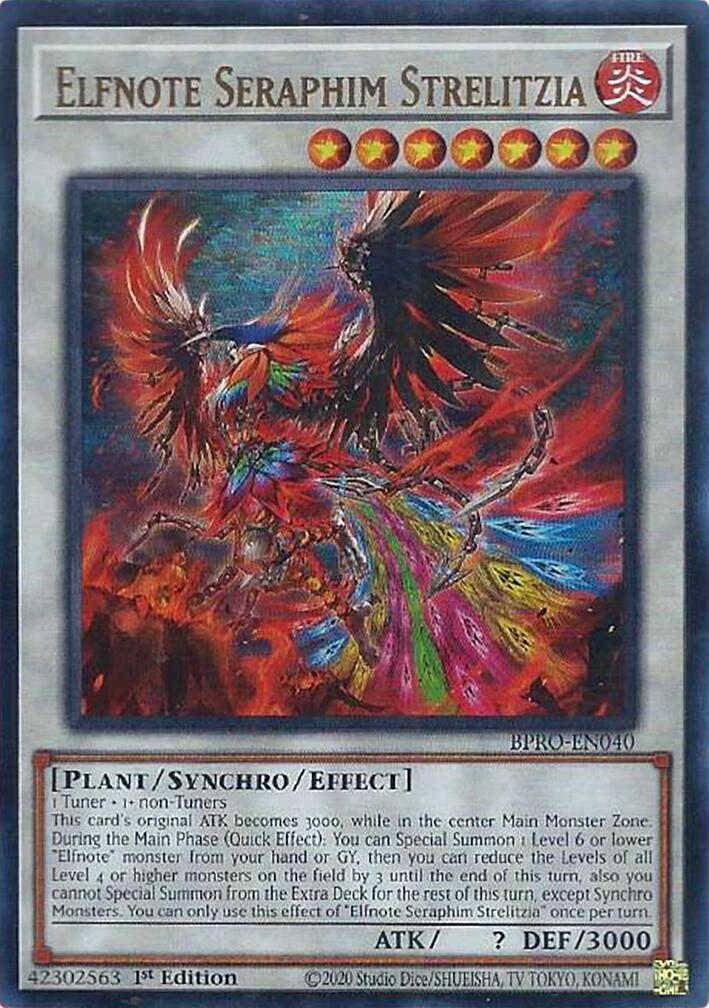 Elfnote Seraphim Strelitzia [BPRO-EN040] Ultra Rare | Exor Games New Glasgow