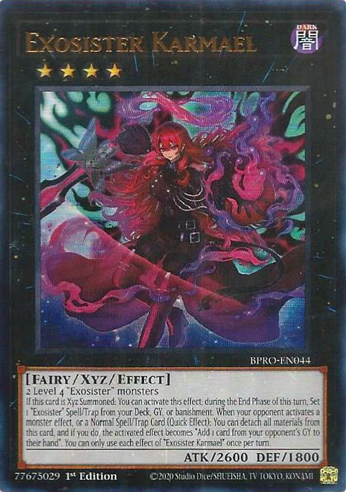 Exosister Karmael [BPRO-EN044] Ultra Rare | Exor Games New Glasgow