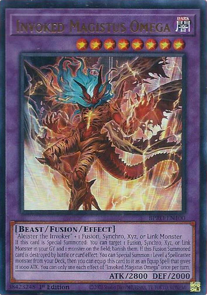 Invoked Magistus Omega [BPRO-EN100] Ultra Rare | Exor Games New Glasgow