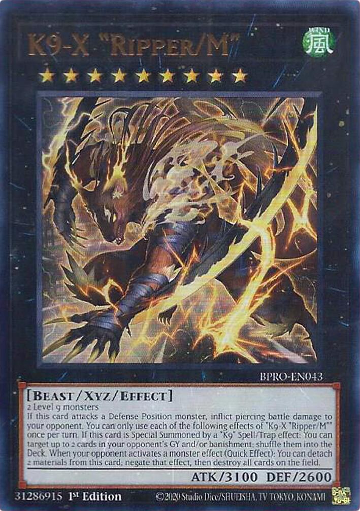 K9-X "Ripper/M" [BPRO-EN043] Ultra Rare | Exor Games New Glasgow