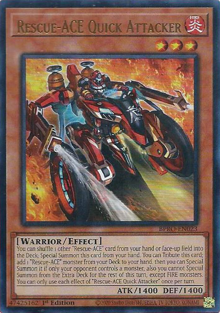 Rescue-ACE Quick Attacker [BPRO-EN023] Ultra Rare | Exor Games New Glasgow