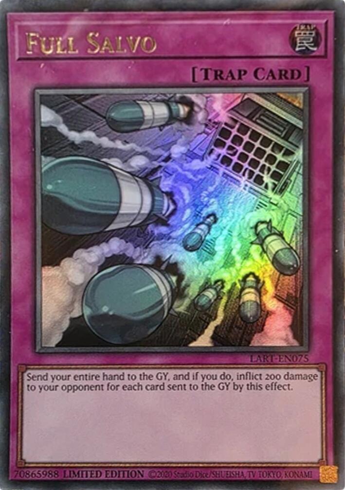 Full Salvo [LART-EN075] Ultra Rare | Exor Games New Glasgow