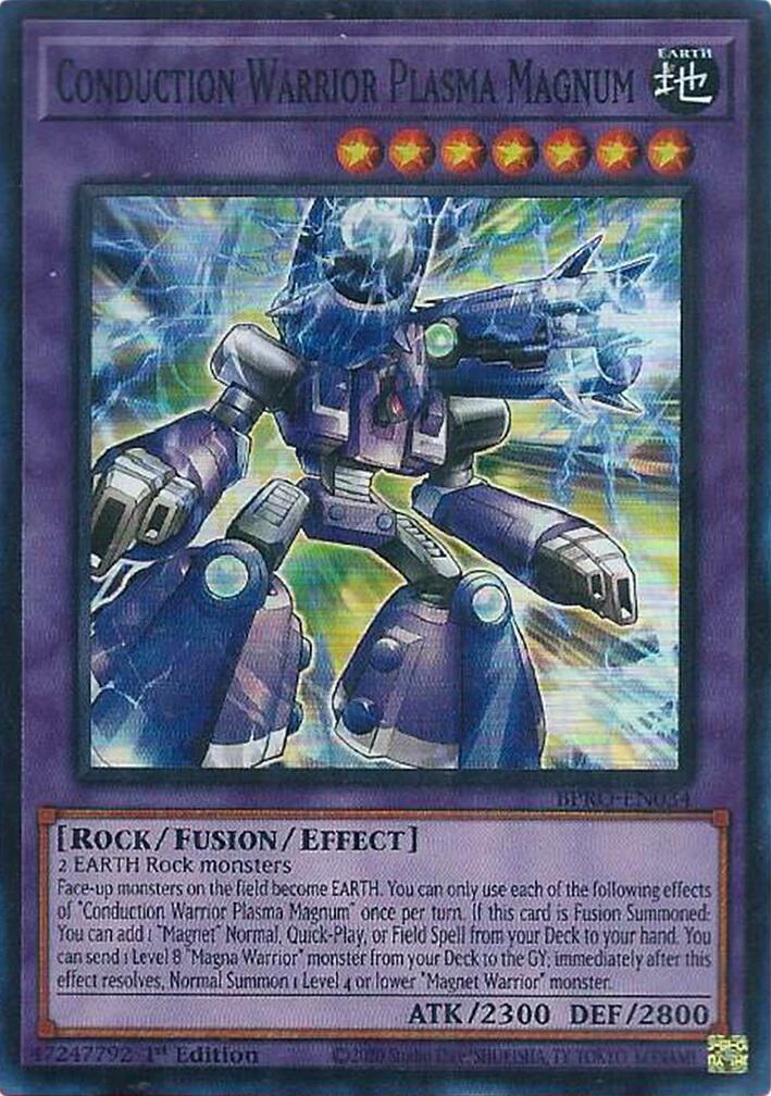 Conduction Warrior Plasma Magnum [BPRO-EN034] Super Rare | Exor Games New Glasgow