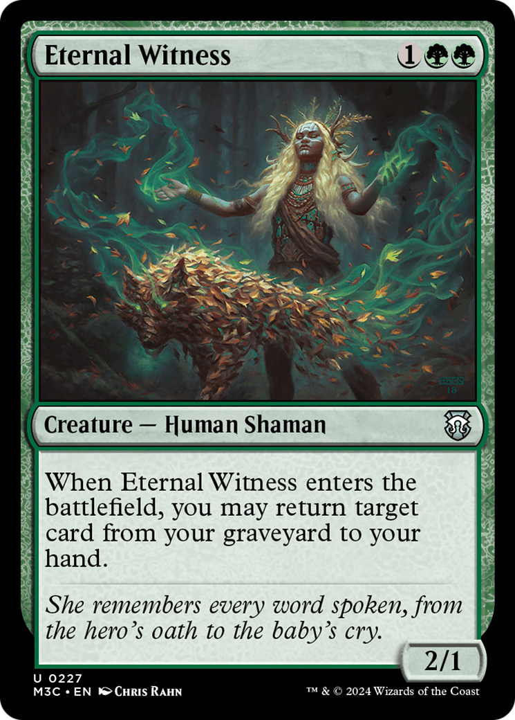 Eternal Witness [Modern Horizons 3 Commander] | Exor Games New Glasgow