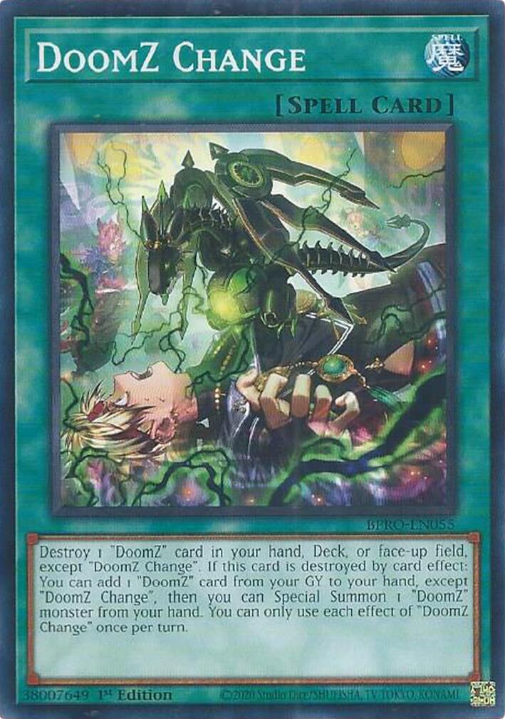 DoomZ Change [BPRO-EN055] Common | Exor Games New Glasgow