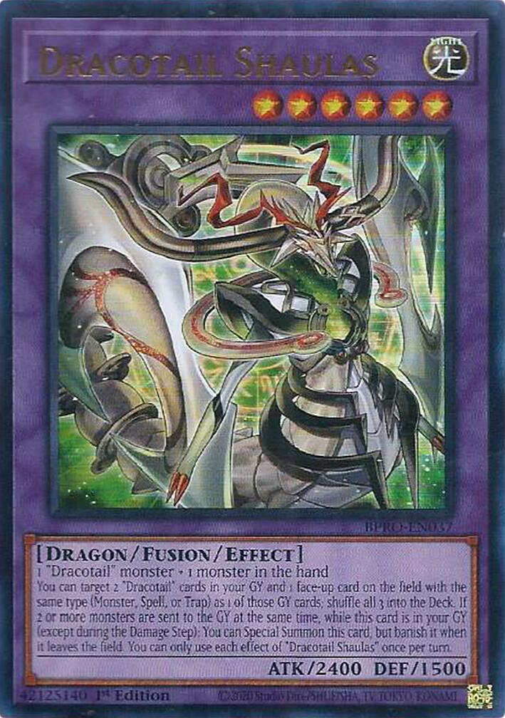 Dracotail Shaulas [BPRO-EN037] Ultra Rare | Exor Games New Glasgow