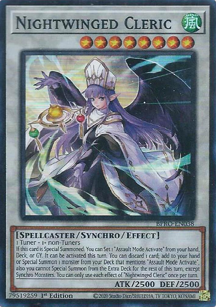 Nightwinged Cleric [BPRO-EN038] Common | Exor Games New Glasgow