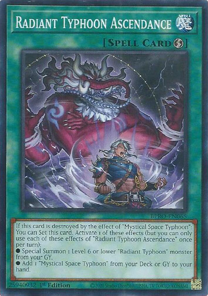 Radiant Typhoon Ascendance [BPRO-EN065] Common | Exor Games New Glasgow