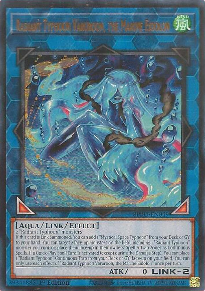 Radiant Typhoon Varuroon, the Marine Eidolon [BPRO-EN049] Ultra Rare | Exor Games New Glasgow