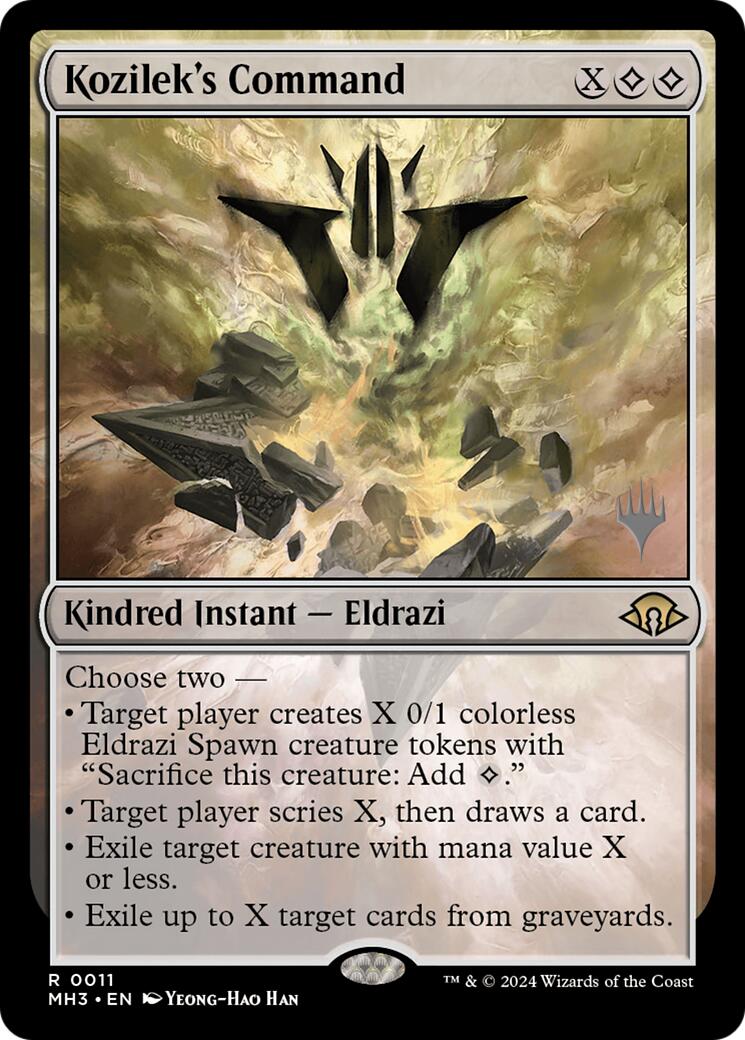 Kozilek's Command [Lorwyn Eclipsed Promos] | Exor Games New Glasgow