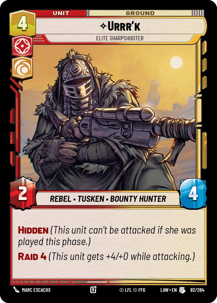 Urrr'k - Elite Sharpshooter (82/264) (82/264) [A Lawless Time] | Exor Games New Glasgow