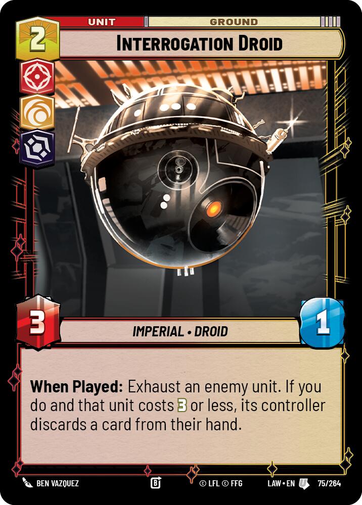 Interrogation Droid (75/264) (75/264) [A Lawless Time] | Exor Games New Glasgow