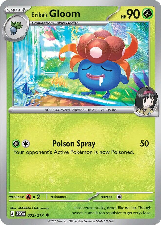 Erika's Gloom (002/217) [Mega Evolution: Ascended Heroes] | Exor Games New Glasgow