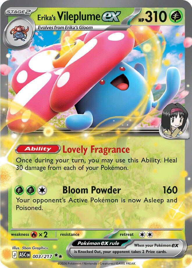 Erika's Vileplume ex (003/217) [Mega Evolution: Ascended Heroes] | Exor Games New Glasgow