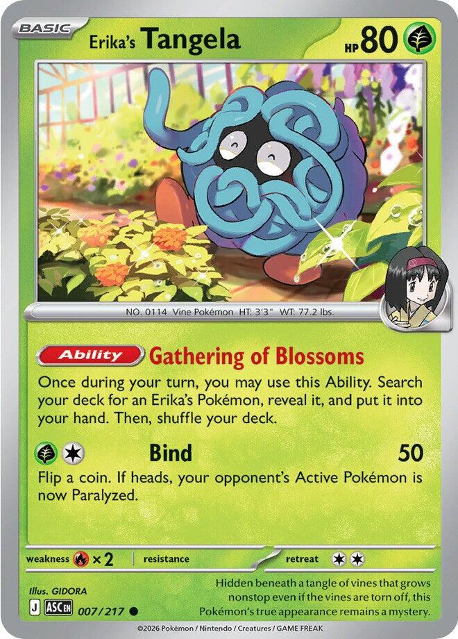 Erika's Tangela (007/217) [Mega Evolution: Ascended Heroes] | Exor Games New Glasgow