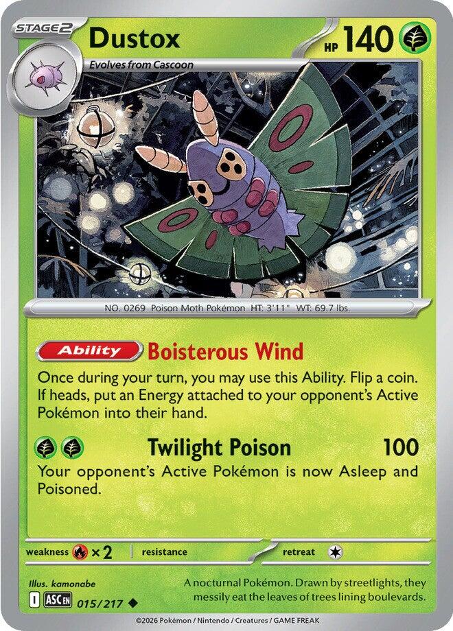 Dustox (015/217) [Mega Evolution: Ascended Heroes] | Exor Games New Glasgow